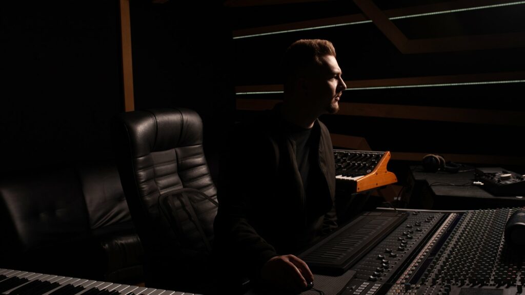 A session in progress in the Major Mixing control room